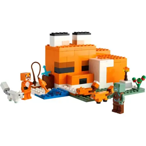 LEGO LEGO Ninjago Series Minecraft Fox House Building Blocks 0-300pcs1 21178