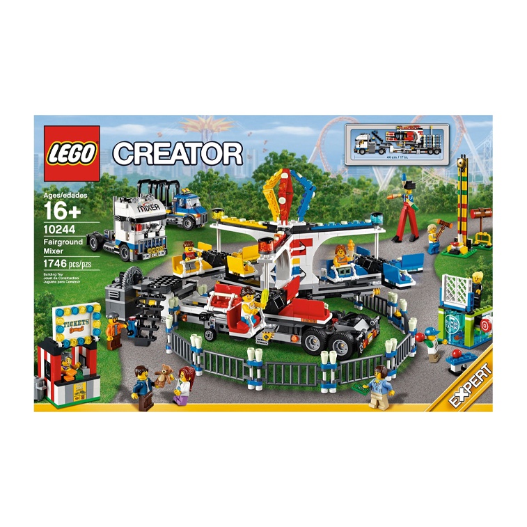 LEGO LEGO Creator Creative Variety Large Playground Carnival Creative Variety Series Building Blocks 1746pcs 10244