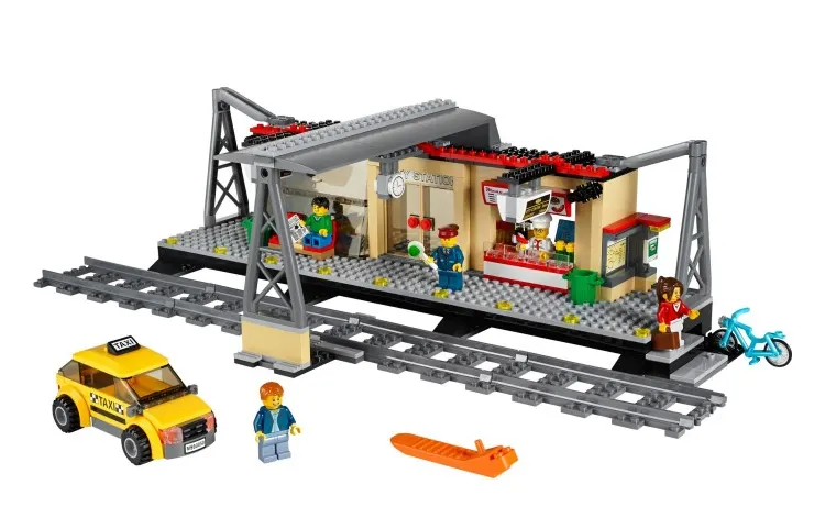 LEGO LEGO City Train Station Plastic Building Blocks 301-600pcs 60050
