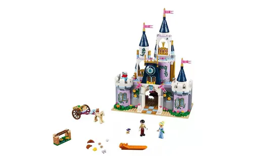 LEGO LEGO Disney Series Cinderella Cinderella's Dream Castle Building Blocks 585pcs 41154