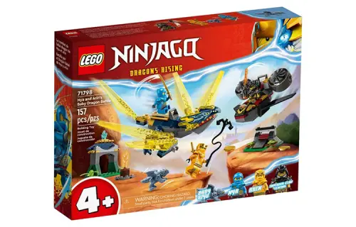 LEGO LEGO Ninjago Series Nia and Arlin's Dragon Battle Speed Building Blocks 157pcs 71798