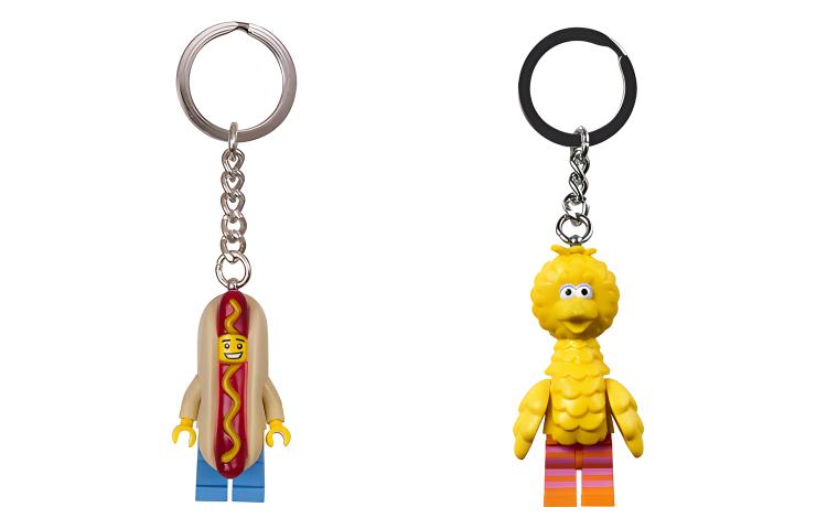 Конструктор LEGO Брелок Хот-дог и Птица (разноцветный)