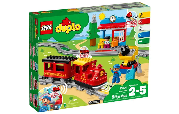 LEGO LEGO Duplo Series Intelligent Steam Train Building Blocks 0-300pcs 10874
