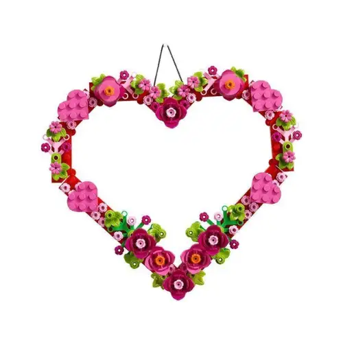 LEGO LEGO Art Life Series Heart-Shaped Ornament Decoration Building Blocks 254pcs 40638+40725