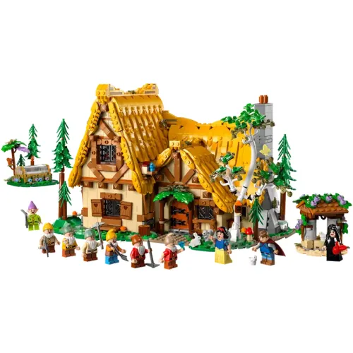 LEGO LEGO Disney Series Snow White and the Seven Dwarfs Forest House Building Blocks 2228pcs 43242