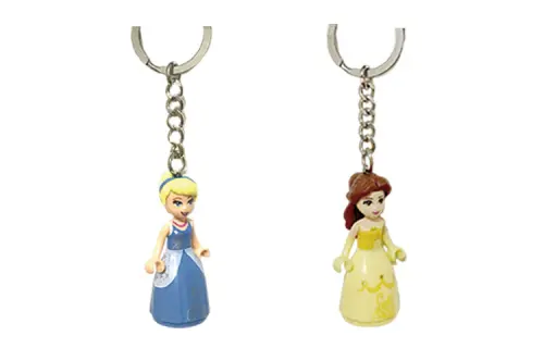 LEGO Lego, Disney, constructor, wooden man, doll, keychain, Cinderella