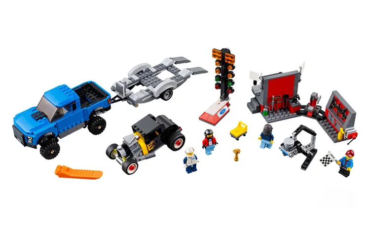 LEGO LEGO Super Racing Series Ford FORD Ford F 150 Raptor Building Blocks 664pcs 75875