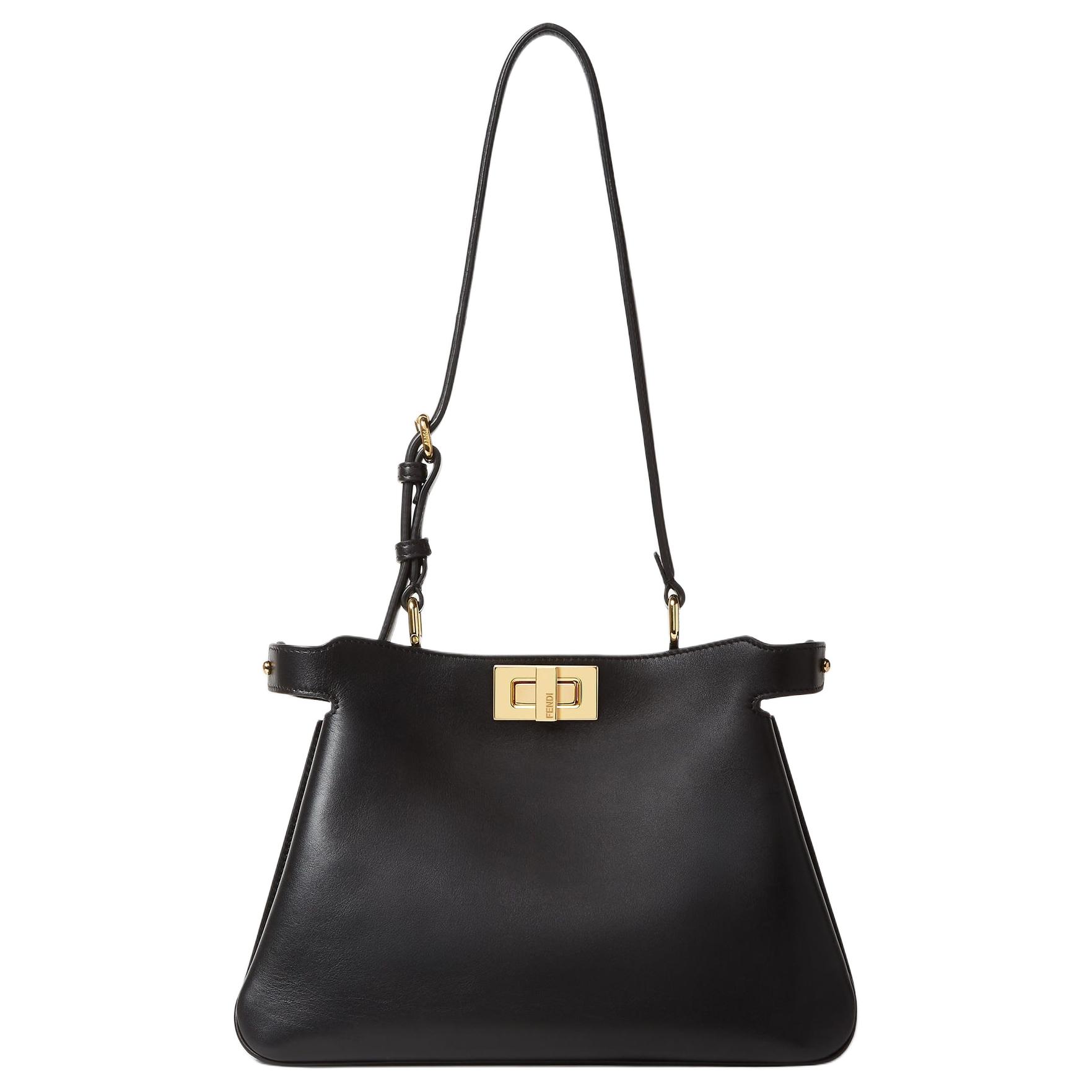 Женская сумка Fendi Peekaboo Soft (черная)