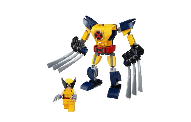 LEGO LEGO Superhero Series Wolverine Marvel Wolverine Mecha Building Blocks 141pcs 76202