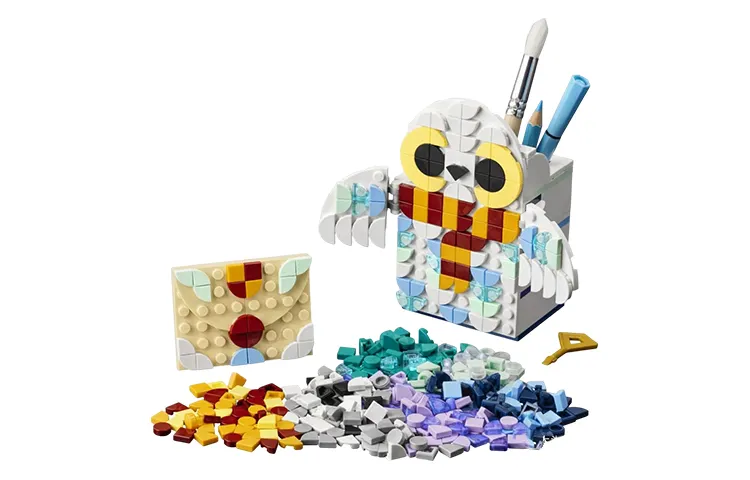 LEGO LEGO Harry Potter Series Hedwig Cute Pen Holder Building Blocks 301-600pcs 41809