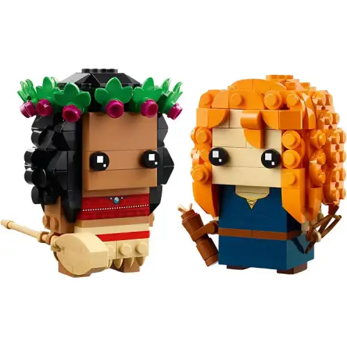 LEGO LEGO x Disney/Disney Brickhead Series Moana and Melinda Puzzle Building Block Doll 410pcs 40621