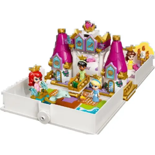 LEGO Lego x Disney/Disney Cinderella Ariel, Belle, Cinderella and Tiana's Storybook Adventure Building Blocks 130 43193