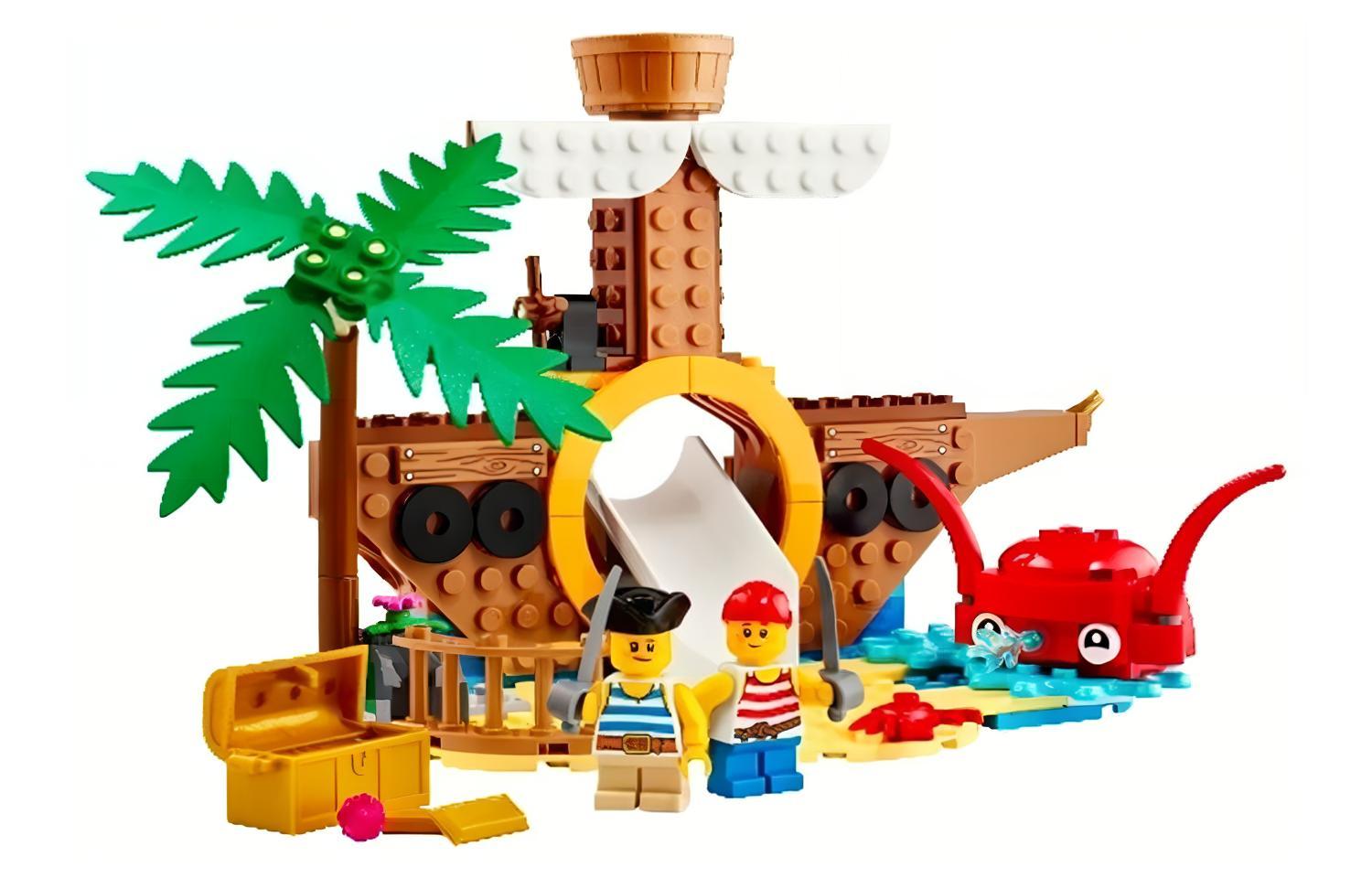 Конструктор LEGO 40589 Детская площадка Корабль пиратов (разноцветный)