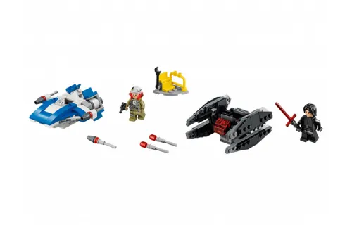 LEGO LEGO Star Wars Series A-Wing Fighter vs. TIE Silence TIE Silence Mini Team Battle Set Building Blocks 188pcs 75196