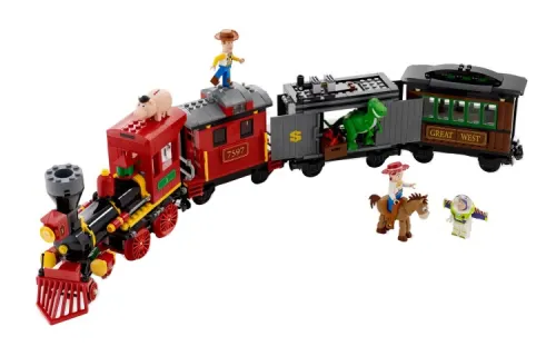 LEGO LEGO Disney Toy Story Characters Western Train Chase Assembly Building Blocks 584 7597