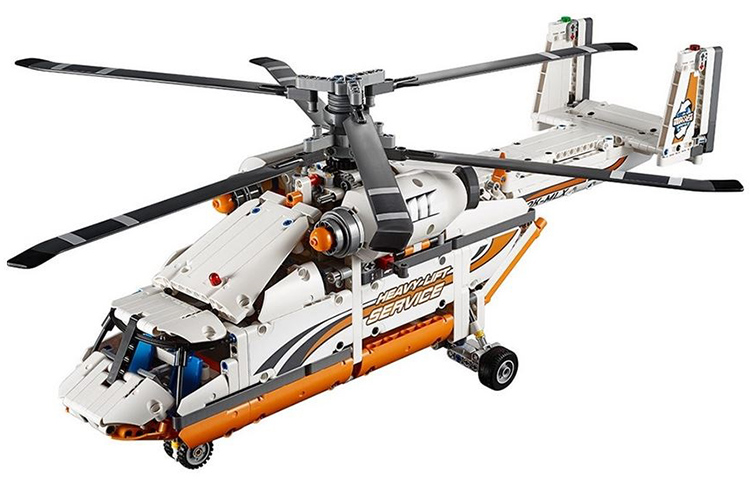 Конструктор LEGO Technic Тяжелый транспортный вертолет (сине-белый)