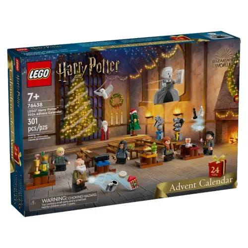 LEGO Lego, calendar, plastic constructor, Harry Potter, 2024 years