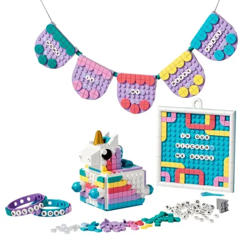 LEGO LEGO DOTS Series Unicorn Creative Family Pack Plastic Building Blocks 707pcs 41962