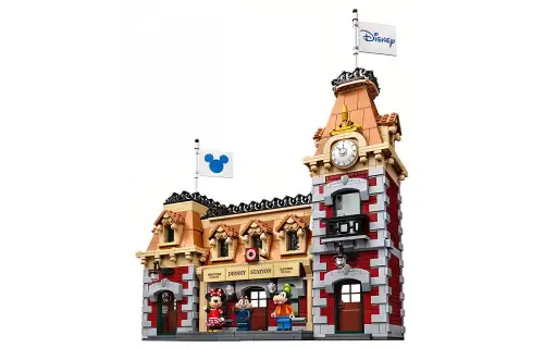 LEGO LEGO Disney Series Disney Goofy Minnie Chichititi Powered UP Train and Railway Station Limited Edition Building Blocks 0-300pcs 71044