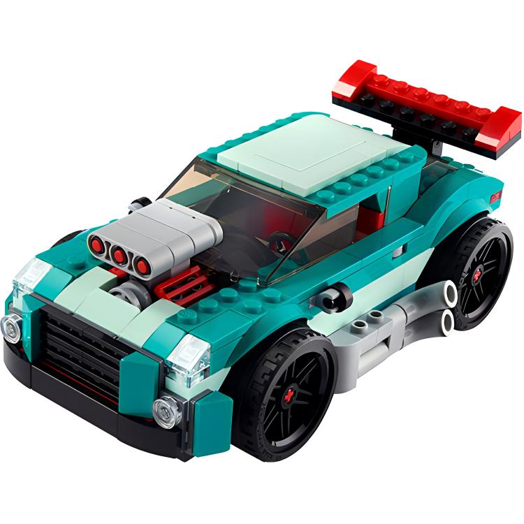 LEGO LEGO Creator 3-in-1 Series Car Models Street Racing Soothing Bricks 258pcs 31127