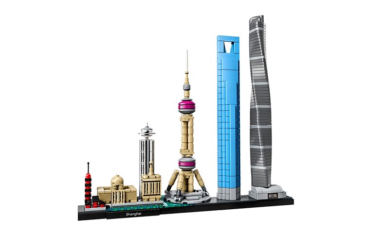 Конструктор LEGO Архитектура Шанхай (разноцветный)