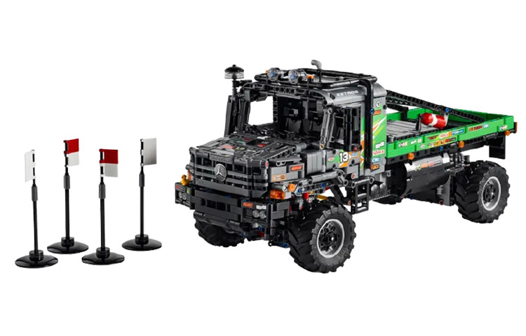 Конструктор LEGO LEGO 4x4 Zetros 2001-5000ps 42129 (серый с зеленым)