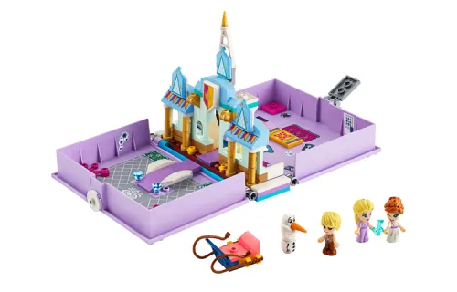 LEGO LEGO Disney Series Elsa Disney Frozen Series Anna and Elsa's Storybook Adventures Building Blocks 133pcs 43175