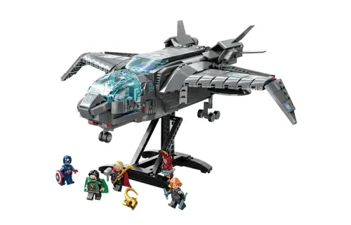 LEGO LEGO Marvel Captain America Black Widow Thor Loki Superhero Series Avengers Quinjet Building Blocks 795pcs 76248