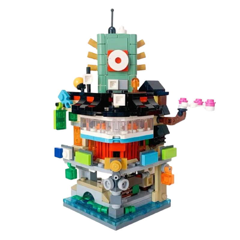 Конструктор LEGO 40703 Микро-город Ниндзяго (разноцветный)