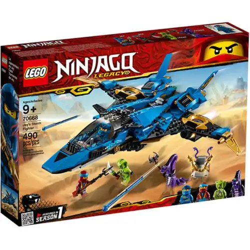LEGO LEGO Ninjago Jay Walker Kai Smith Lloyd Thunder Jay's Storm Plastic Building Blocks 490pcs 70668
