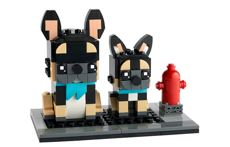 Конструктор LEGO BrickHeadz French Bulldog (разноцветный)