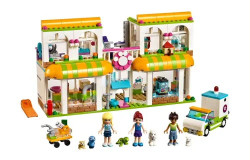 LEGO LEGO Friends Series Heart Lake City Pet Center Plastic Building Blocks 474pcs LEGO41345