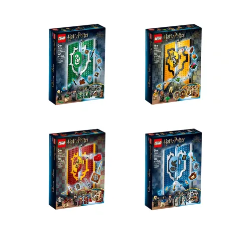LEGO LEGO Harry Potter Series Magic Academy Flag Set Building Blocks 601-1000pcs 76412+76409+76410+76411