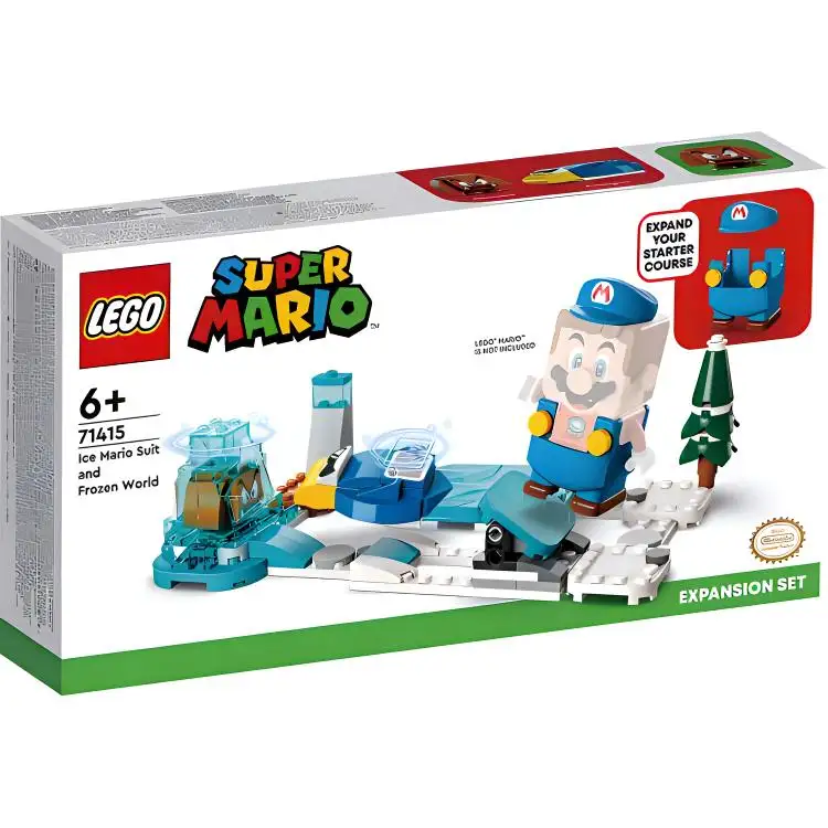 LEGO LEGO Mario Mario Character Mario Super Mario Series Frozen Mario Costumes and Snow World Building Bricks 105pcs 71415