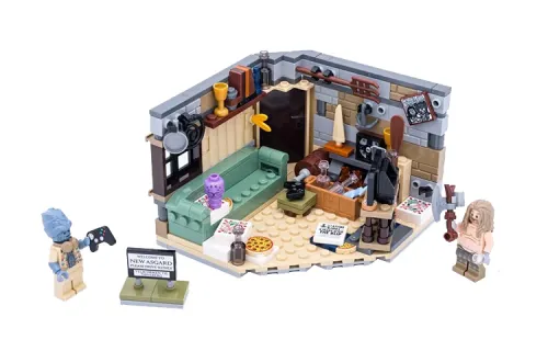 LEGO LEGO Superhero Series Marvel Thor Thor's New Asgard Building Bricks 0-300pcs 76200