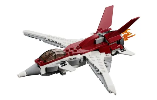 LEGO LEGO Creative 3-in-1 Series Creator 3-in-1 Futuristic Aircraft Building Blocks 157pcs 31086