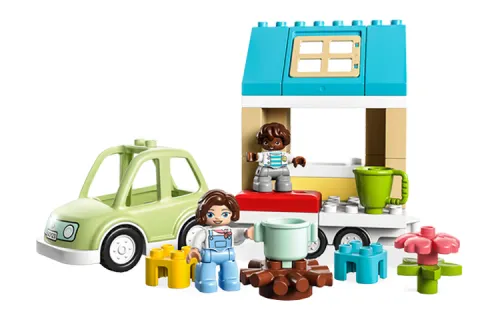 LEGO LEGO Duplo Mobile Home Plastic Building Blocks 0-300pcs 10986