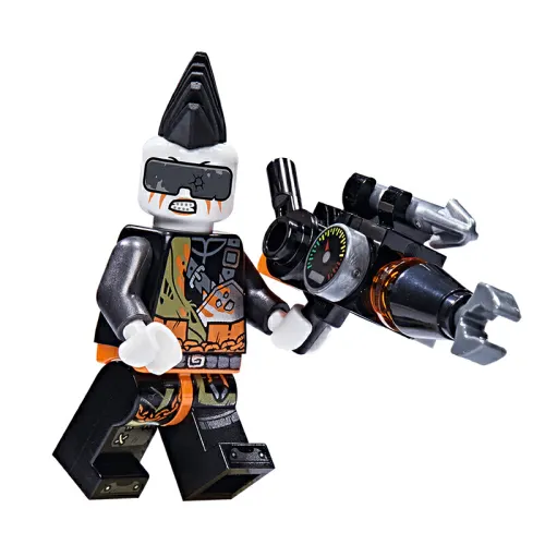 LEGO LEGO NINJAGO Series Jet Jack Minifigure (comes with NINJAGO) Turbo Pliers Building Blocks 0-300pcs Episode 16 Magazine