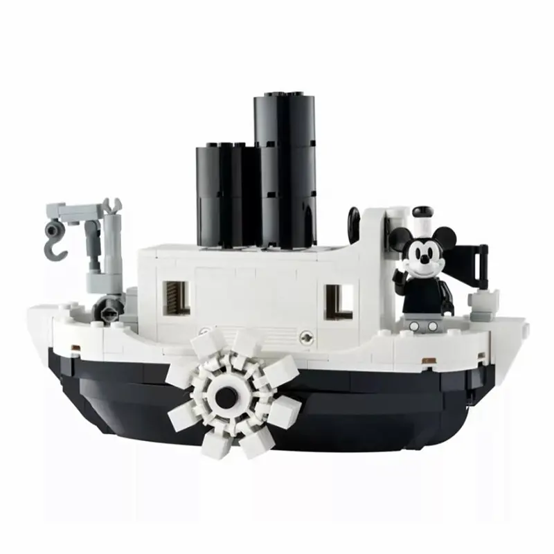 LEGO LEGO Disney Series Mini Steamboat Willy Exquisitely assembled plastic building blocks 429pcs 40659