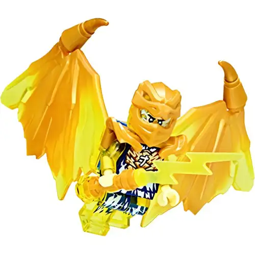 LEGO LEGO Ninjago series Golden Dragon Jay minifigure (comes with Ninjago episode 69 magazine) Blade Bricks 235 LEGO-2309-0054