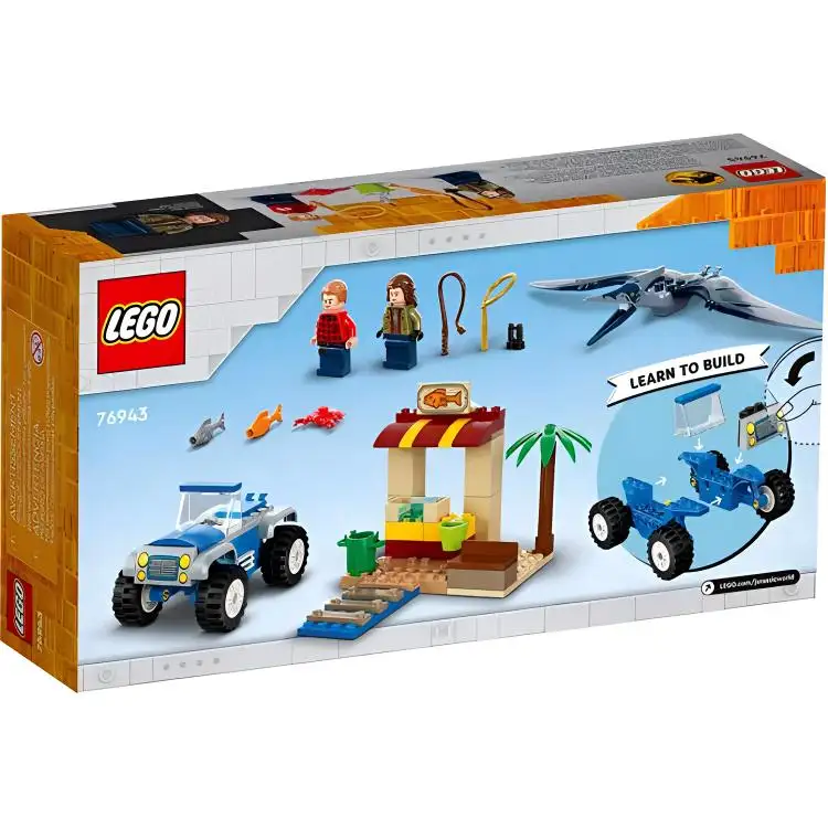 LEGO LEGO Jurassic World Series Pterosaur Chase Plastic Building Blocks 0-300pcs 76943
