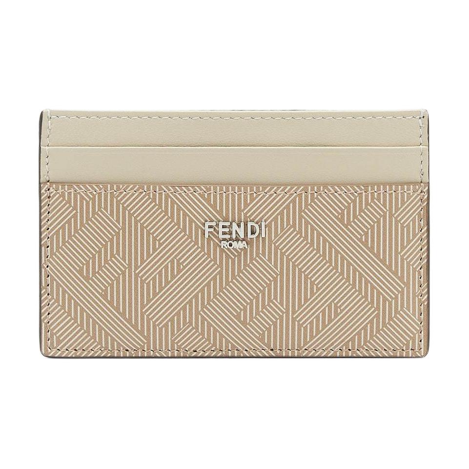 Мужской картхолдер Fendi Shadow (бежевый)