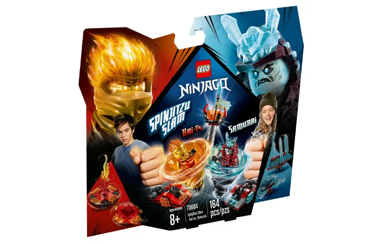 LEGO LEGO Ninjago Series Phantom Spinjitzu Attack of Kai vs. Samurai Plastic Building Blocks 0-300pcs 70684