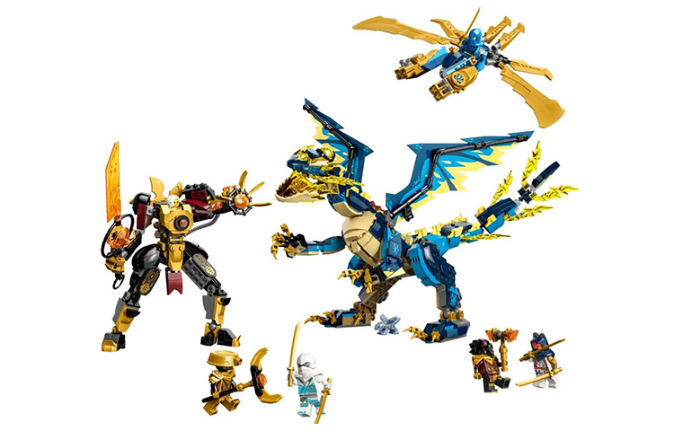 Конструктор LEGO Ninjago "Дракон стихий против робота Императрицы" (71796)