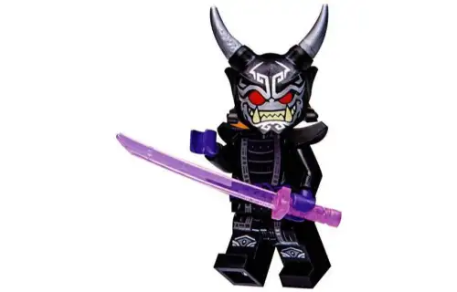 LEGO LEGO NINJAGO series Garmadon minifigure (comes with NINJAGO episode 74 magazine) powerful mask sharp weapons building blocks 0-300pcs LEGO-2309-0059