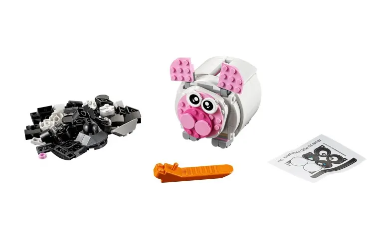 LEGO LEGO Creative 3-in-1 Series Creator 3-in-1 Small Animal Piggy Bank Building Blocks 248 pcs/pzs 40251