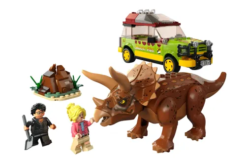 LEGO LEGO Jurassic World Series Study Triceratops Building Blocks 281pcs 76959