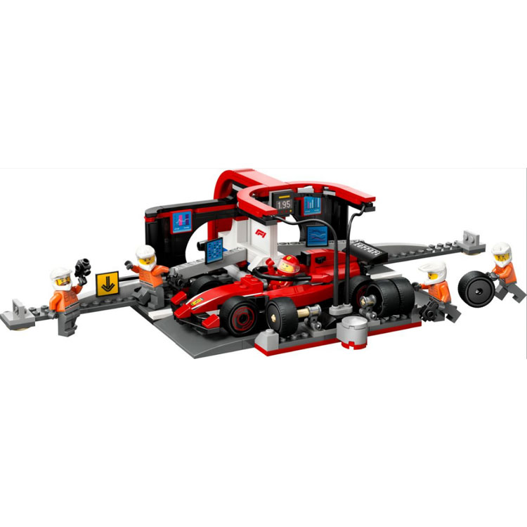 Конструктор LEGO 60443 "Город: Сервис Ferrari F1"