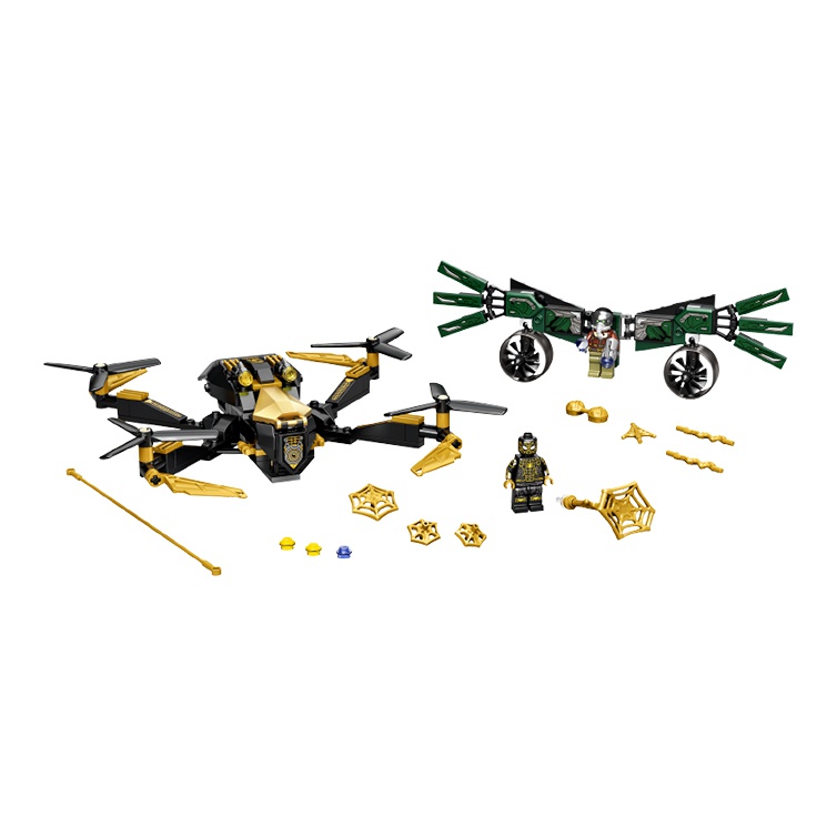 LEGO LEGO Superhero Series Marvel Spider-Man Drone Showdown Building Blocks 0-300pcs 76195