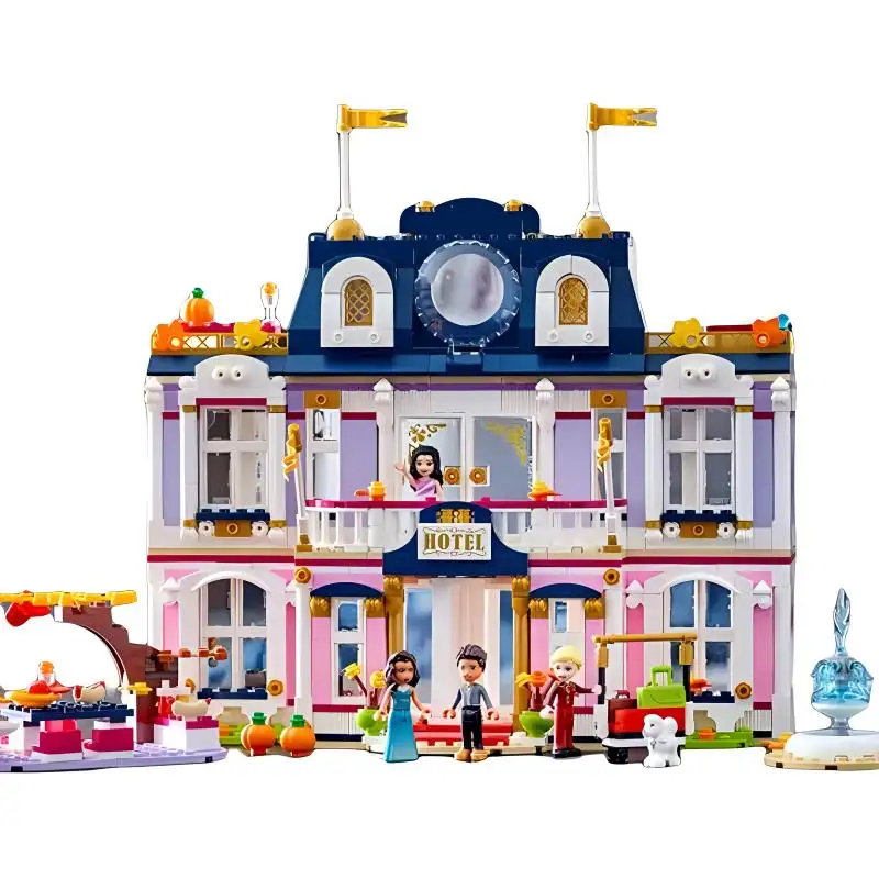 LEGO LEGO Friends Series Heart Lake City Resort Hotel Creative Plastic Building Blocks 1308pcs 41684